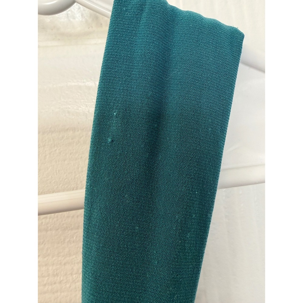 Miraclesuit Teal Draped Tankini Top Underwire Support Gold Accents Beach - Picture 3 of 7